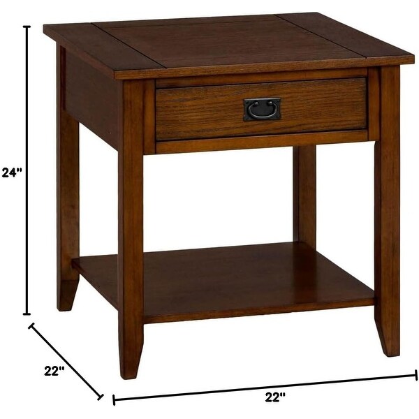 Jofran Mission Oak End Table - Thumbnail 3