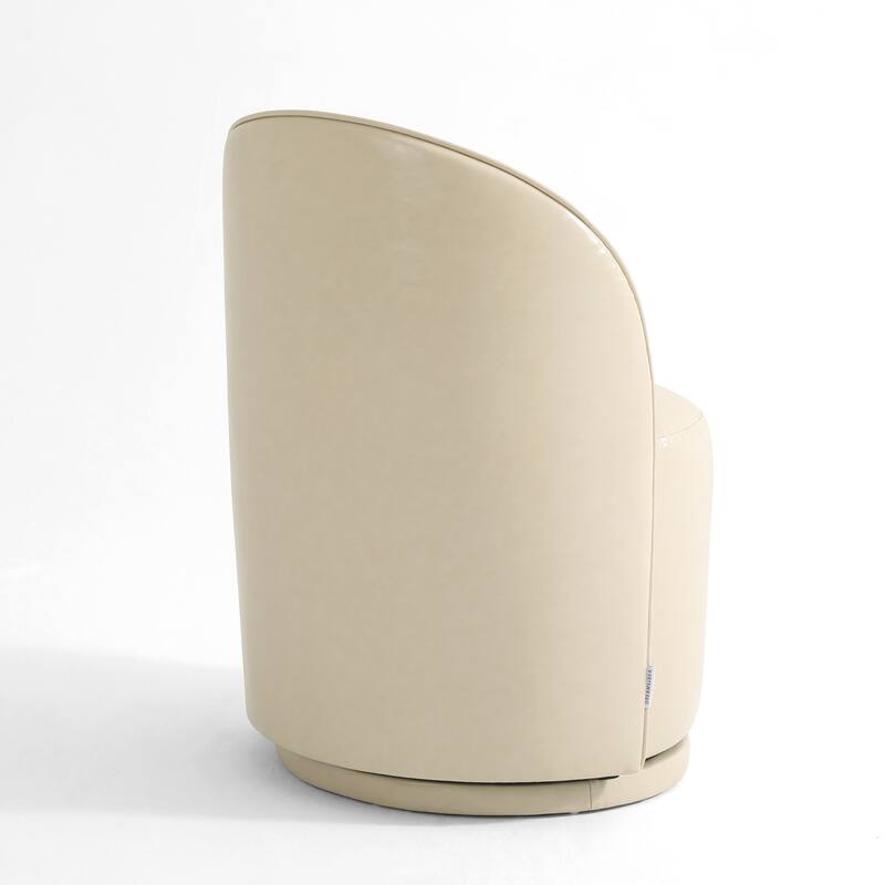 UIXE Modern Upholstered Swivel Armless Side Dining Chairs