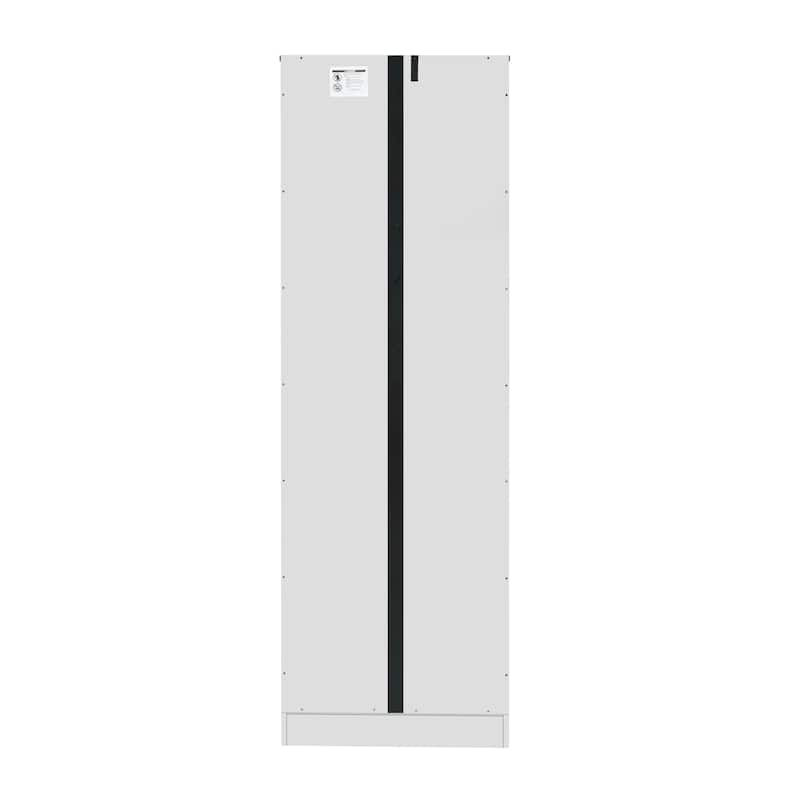 Tall Storage Cabinet with 8 Doors and 4 Shelves, Wall Storage Cabinet for Living Room, Kitchen, Office, Bedroom, Bathroom