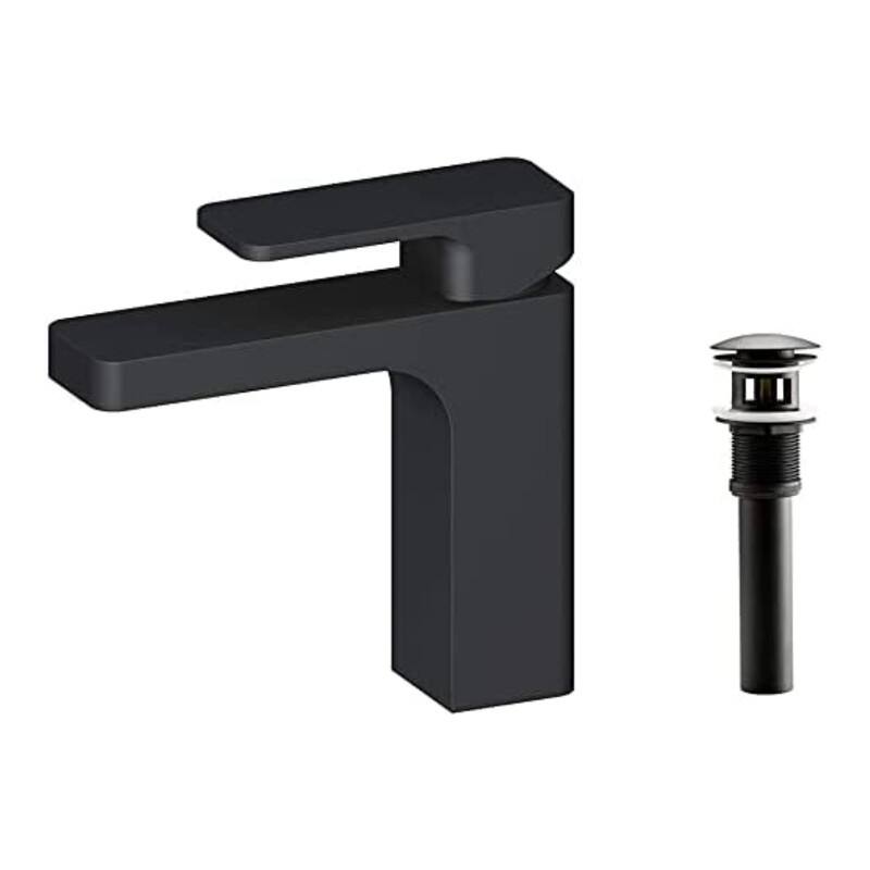 Blossom Stainless Steel Bathroom Sink Faucet - Matte Black