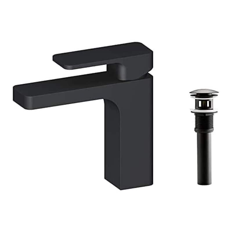 Blossom Stainless Steel Single Handle High Arc Bathroom Sink Faucet