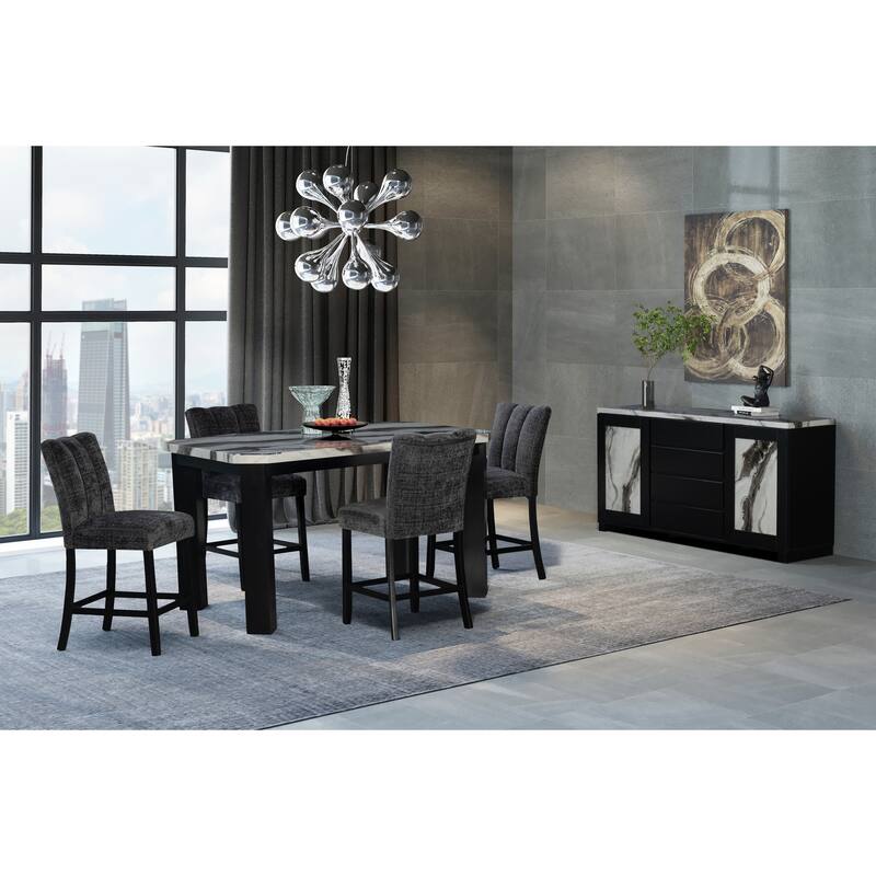 Magaly Dark Grey Bar Stools