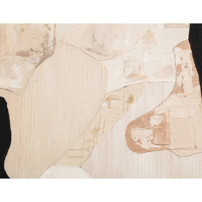 Canvas Wall Art Wood Frame Vertical Design (Set of 2) - 70" Multi