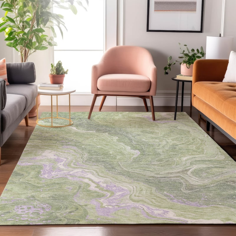 Premium Washable Super Soft Abstract Mayfield Rug
