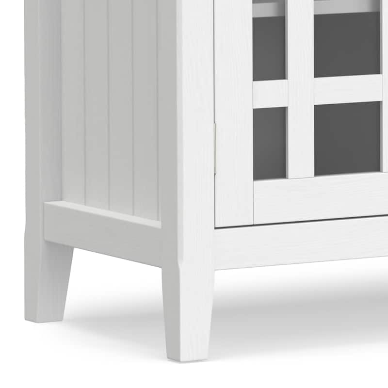 WYNDENHALL Freemont SOLID WOOD 53 inch Wide Transitional TV Media Stand For TVs up to 60 inches - 53"w x 16.5"d x 34.7" h