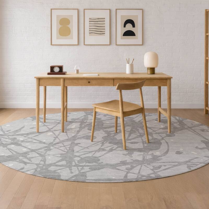 Machine Washable Indoor/ Outdoor Modern Campo Chantille Rug