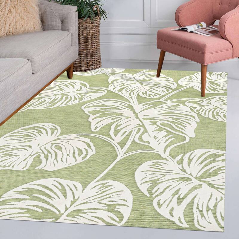 JONATHAN Y Montego Abstract Swirl Area Rug