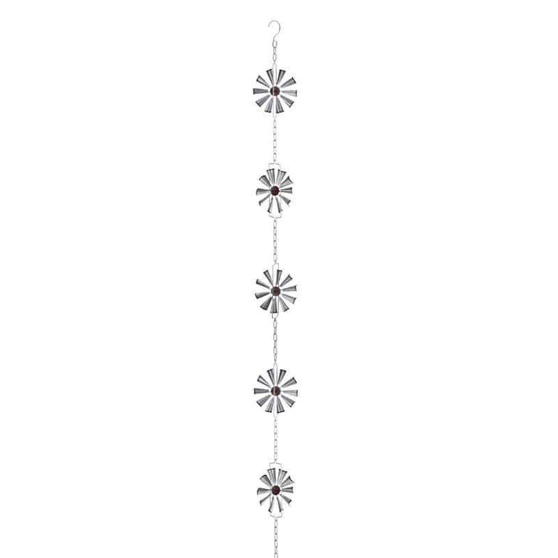 Rain Chain - Windmill - 5.5"x2.5"x100.5"