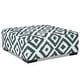 preview thumbnail 5 of 3, Furniture of America Peak Chenille Square USA Made 41-inch Ottoman