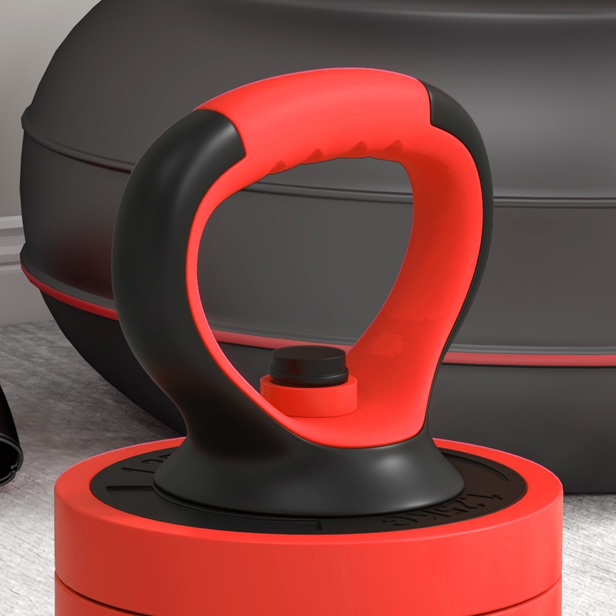 Soozier 4 in 1 Adjustable Weights Dumbbell Sets Used as Barbell Kettlebell Push up Stand Free Weight Set Red On Sale Bed Bath Beyond 39211463