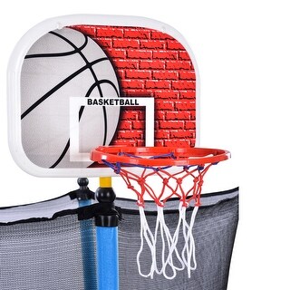 5.5Ft Trampoline For Kids - 65" Outdoor & Indoor Mini Toddler Trampoline With Enclosure