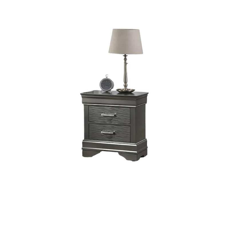 Nightstand Bedside Table 2x Drawers