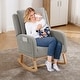 preview thumbnail 44 of 54, HOMYKA 27.5" Wide Rocking Chair for Nursery