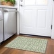 preview thumbnail 112 of 143, Premium Washable Super Soft Geo Diamonds Mayfield Rug Green - 1'8" x 2'6"