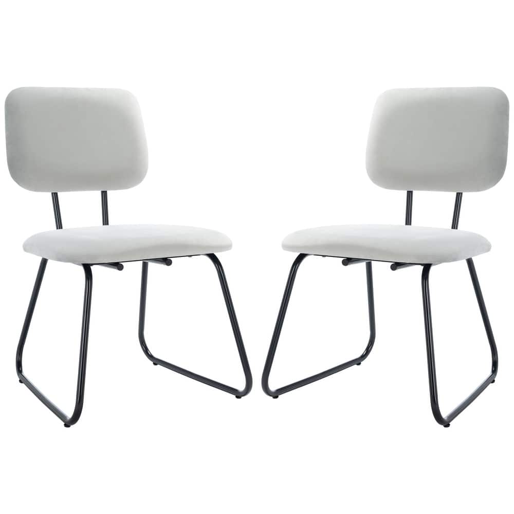 SAFAVIEH Gular Modern Side Chair (Set of 2) - 20.5" W x 25" L x 33.8" H - 21Wx25Dx34H