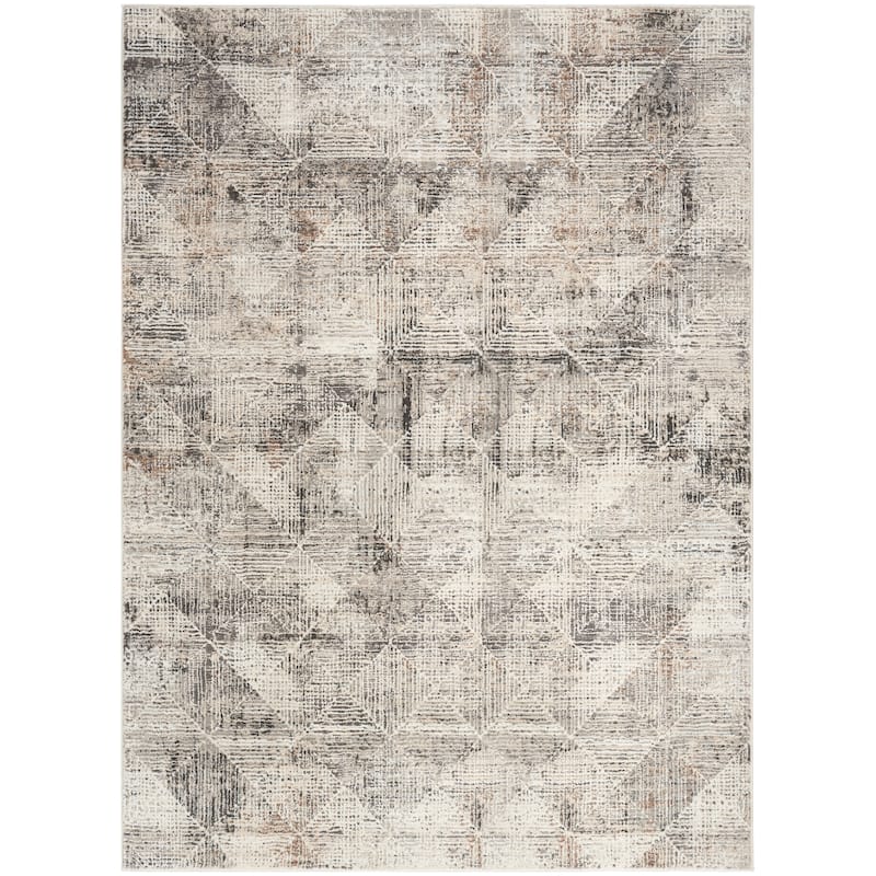 Nourison Eco-Friendly Indoor Abstract Area Rug - Ivory/Multicolor - 9' x 12' - Rectangle