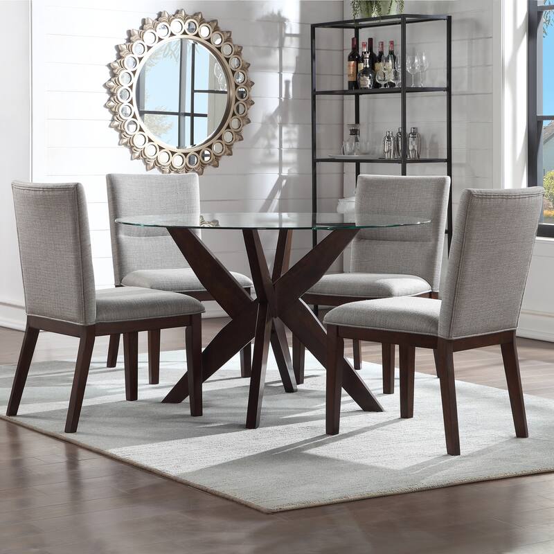 Steve Silver Aster Beige Side Chair, Set of 2