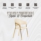 preview thumbnail 30 of 61, Set of 2 Bella Modern Leather or Velvet Upholstered Dining Chair with Gold Stainless Steel Legs for Home Office Kitchen