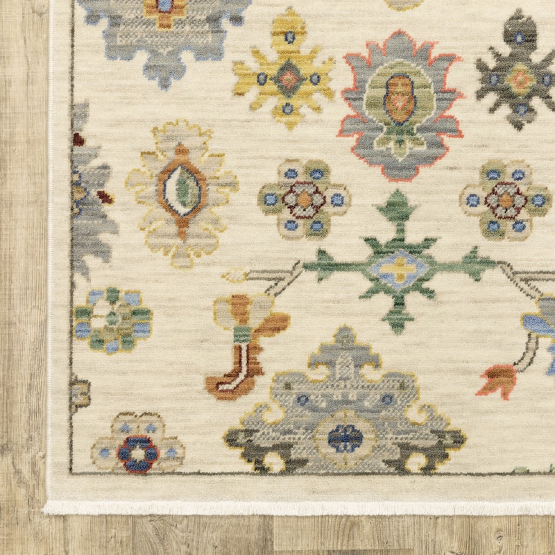 Style Haven Lawson Traditional Persian Wool Fringe Edge Area Rug