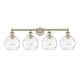 preview thumbnail 1 of 28, Innovations Lighting Athens Water Glass - 4 Light 35" Bath Vanity Light.