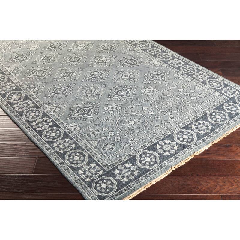 Hand-Knotted Orford Wool Area Rug