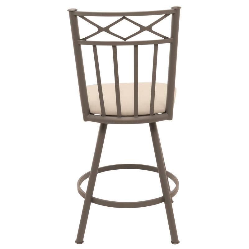 Tempo Furniture Lennix Swivel 26" Counterstool w/ Fully Welded Metal Frame (Commercial Grade) by Furnish Theory (Various Colors)