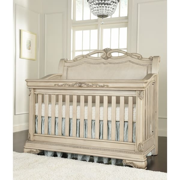 slide 2 of 6, Kingsley Wessex 4-in-1 Convertible Crib Seashell