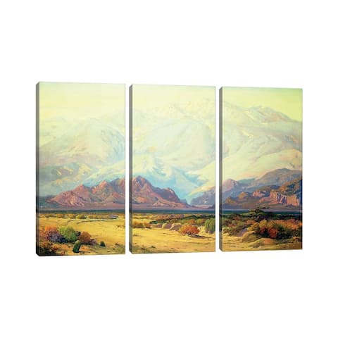 iCanvas "The Majestic Desert " by Fred Grayson Sayre 3-Piece Canvas Wall Art Set