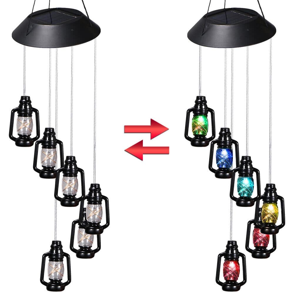Solar LED Color Changing Wind Chimes