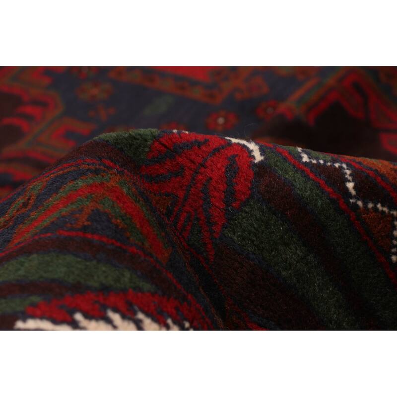 Teimani Red Rug 3'7" x 6'2" - 3'7 x 6'2