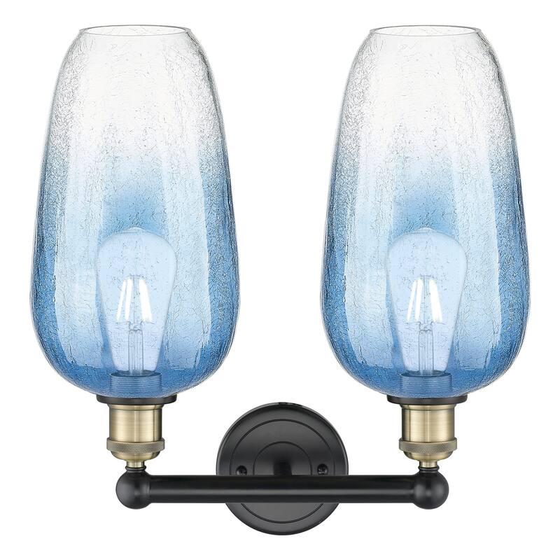 Innovations Lighting Endless Possibilities Edison - Brookhaven Flute - 2 Light 16" Bath Vanity Light