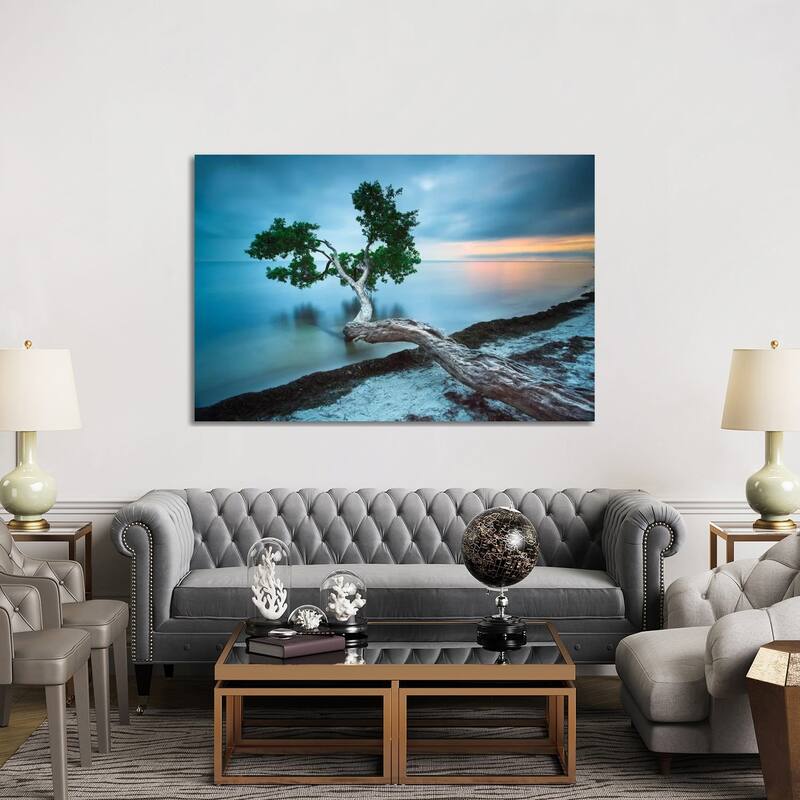 iCanvas "Water Tree 10 Color" by Moises Levy Canvas Print