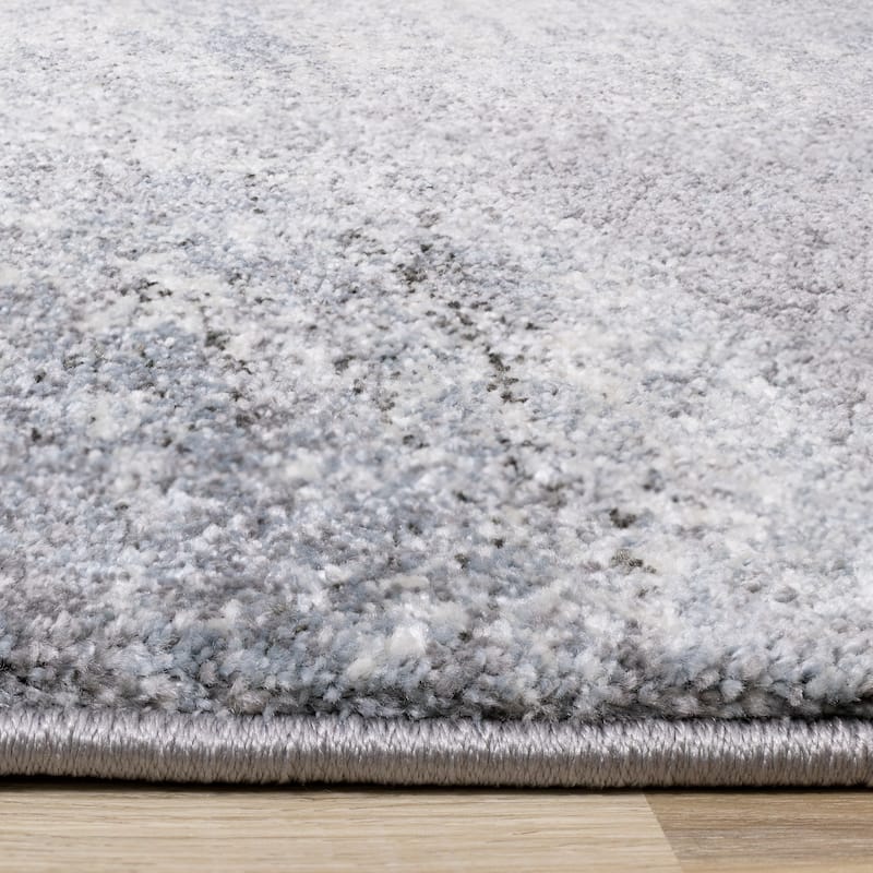 Brookfield Collection - Blue Blend Rug - 6'7" x 9'6"