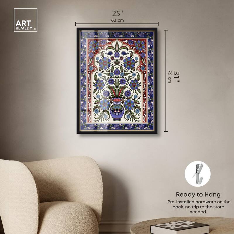 Royal Vase Bloom Shadowbox by Art Remedy