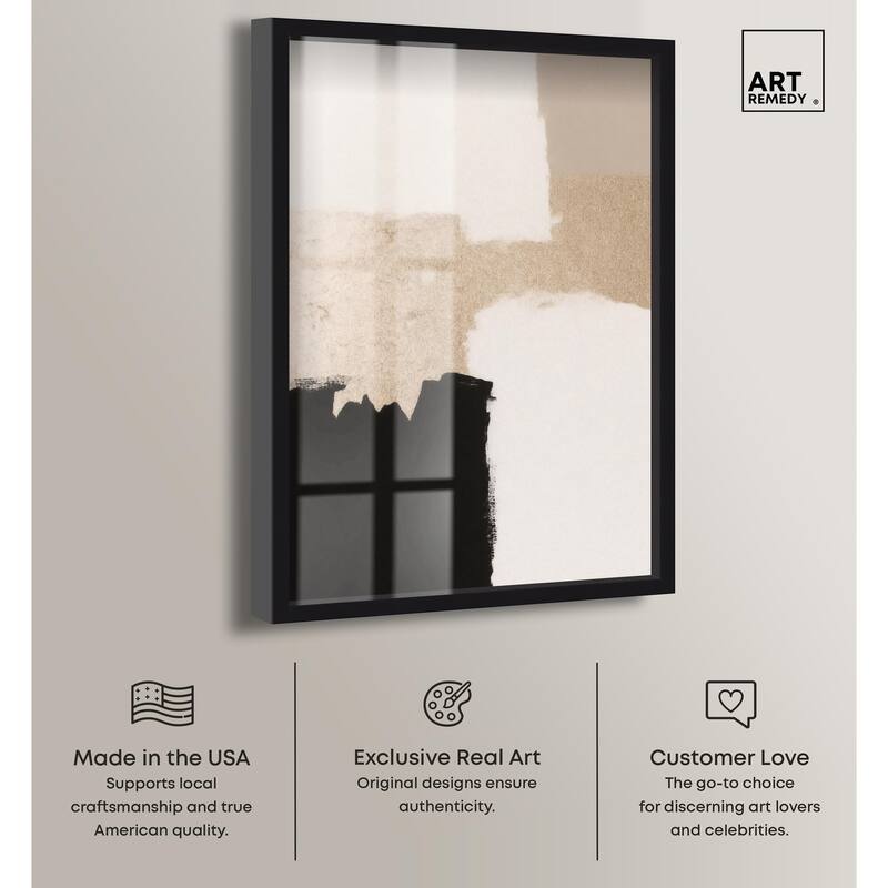 Earth and Ink I Shadowbox by Art Remedy