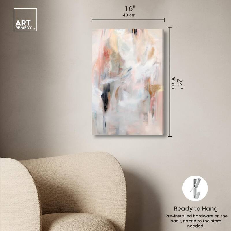 Drifting Colors II Canvas by Art Remedy, Gallery Wrapped