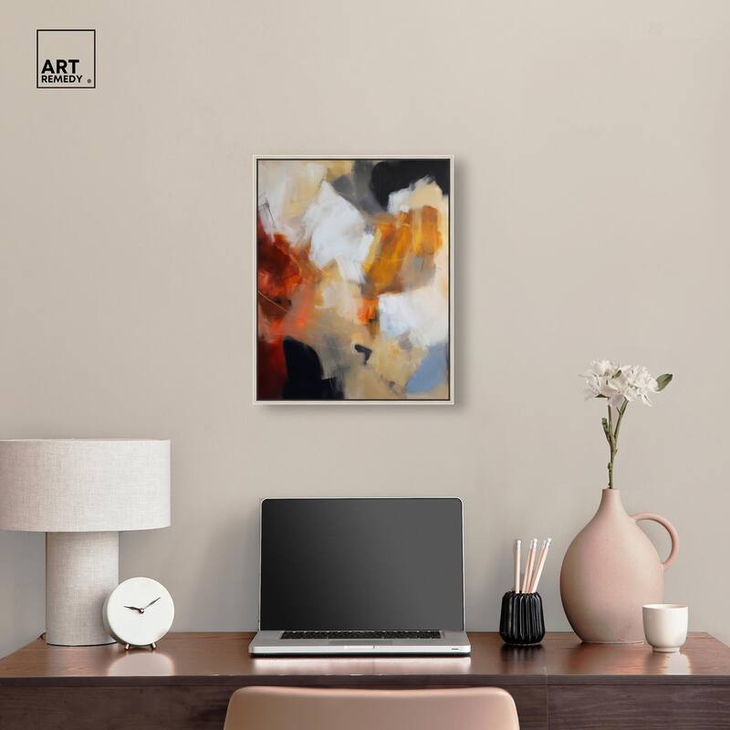 Earth and Fire I Canvas by Art Remedy