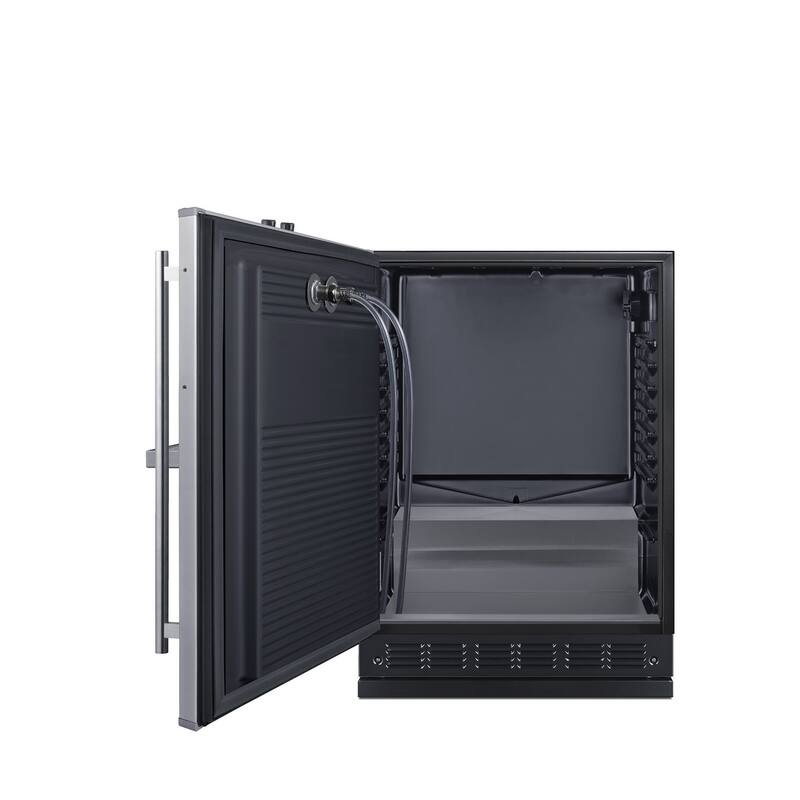 Summit SBCFRTPLHD 24" Wide 5.3 Cu. Ft. Built-In Double Tap Kegerator