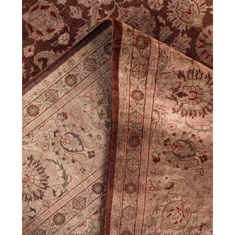 Overdyed One-of-a-Kind Hand-Knotted Area Rug - Brown - 8' 2" x 10' 5"