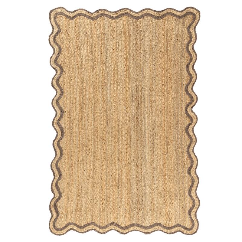 HomeRoots Solid Color Bohemian Rectangle Area Rug - 8' X 10'