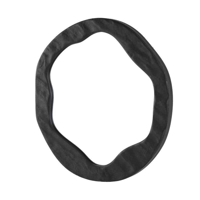 Black Velvet Wavy Room Wall Mirror - 2"W x 30"L x 30"H