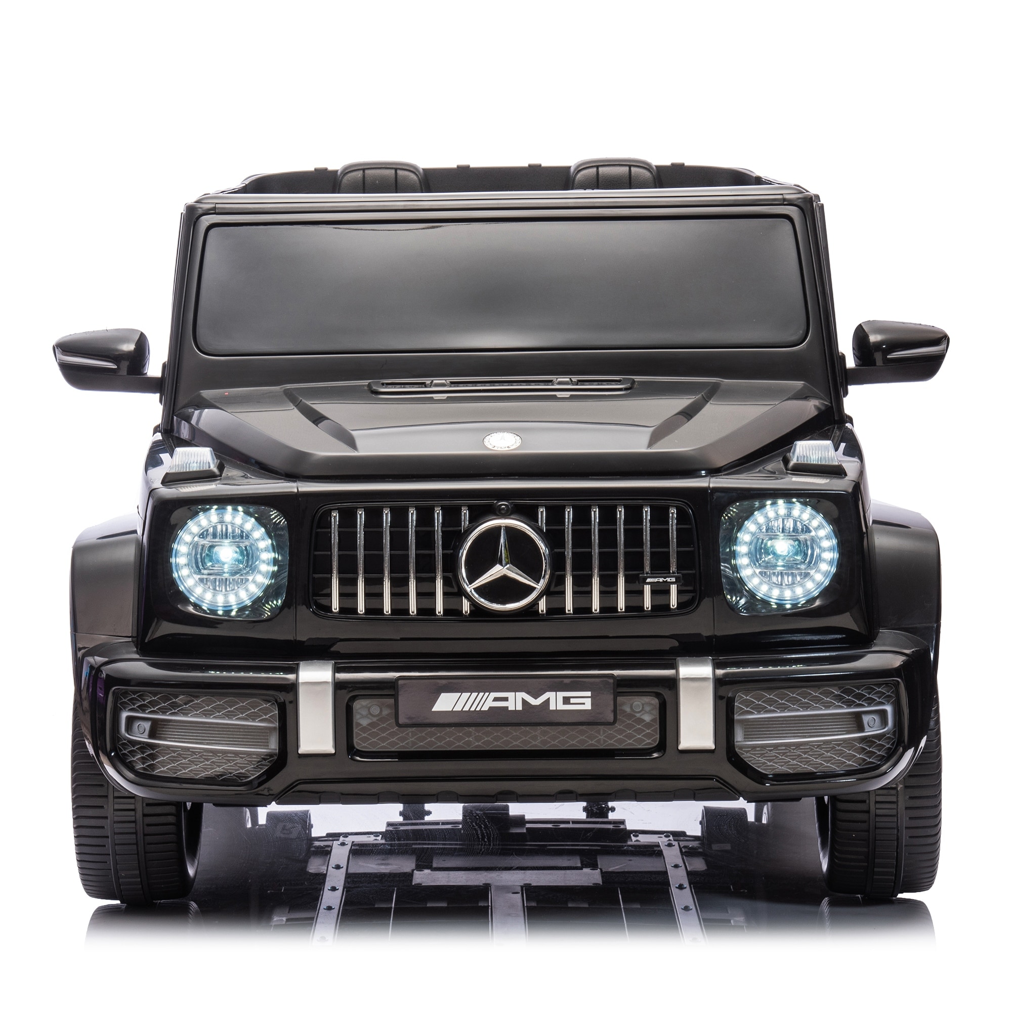 24V Kids Ride On Car Licensed Mercedes Benz G63 2 Seater 4WD Remote Control Soft Braking LED Headlights Music for Ages 3 8 Bed Bath Beyond 41651779