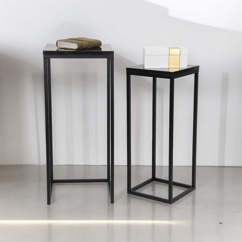 Sarraseau Set of 2 Marble Side Tables