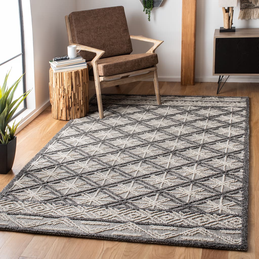 SAFAVIEH Handmade Trace Nichol Wool/ Viscose Rug