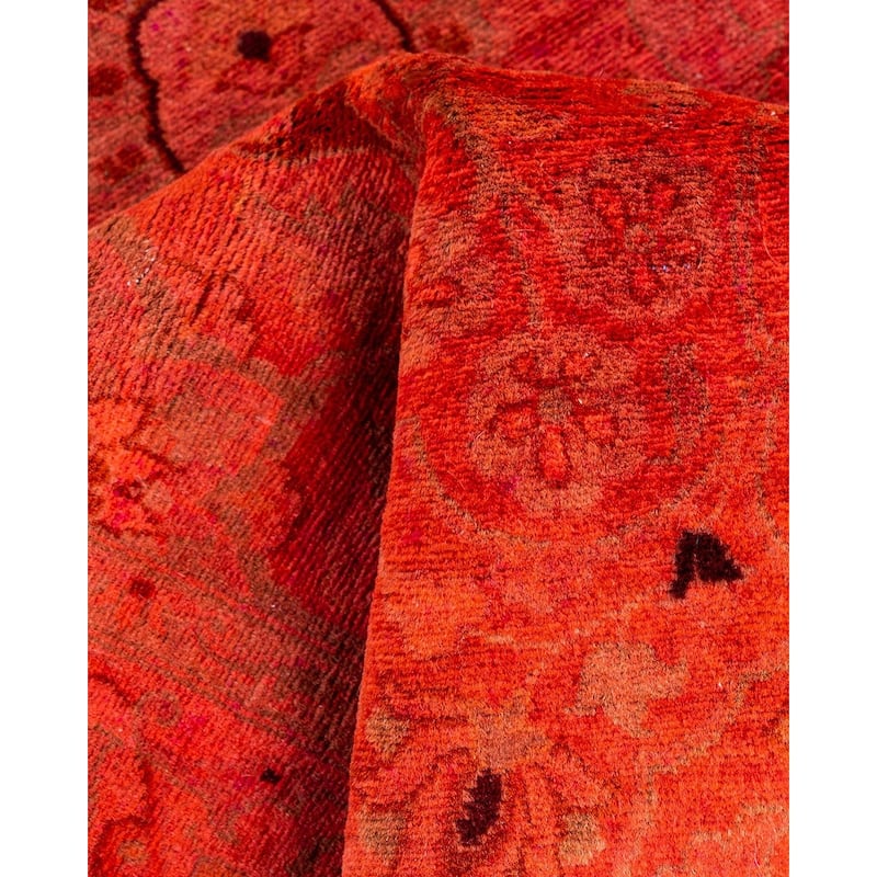 Fine Vibrance, One-of-a-Kind Hand-Knotted Area Rug - Pink, 3' 2" x 5' 5" - 3' 2" x 5' 5"