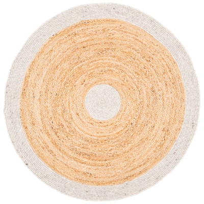 SAFAVIEH, Handmade Braided Capucine Jute Rug
