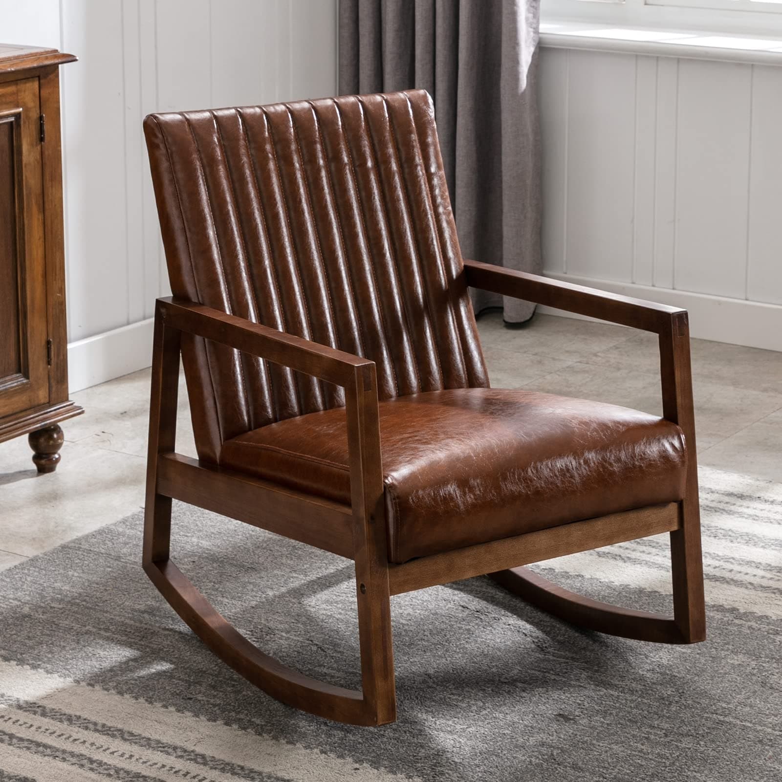 Leather hotsell nursing chair