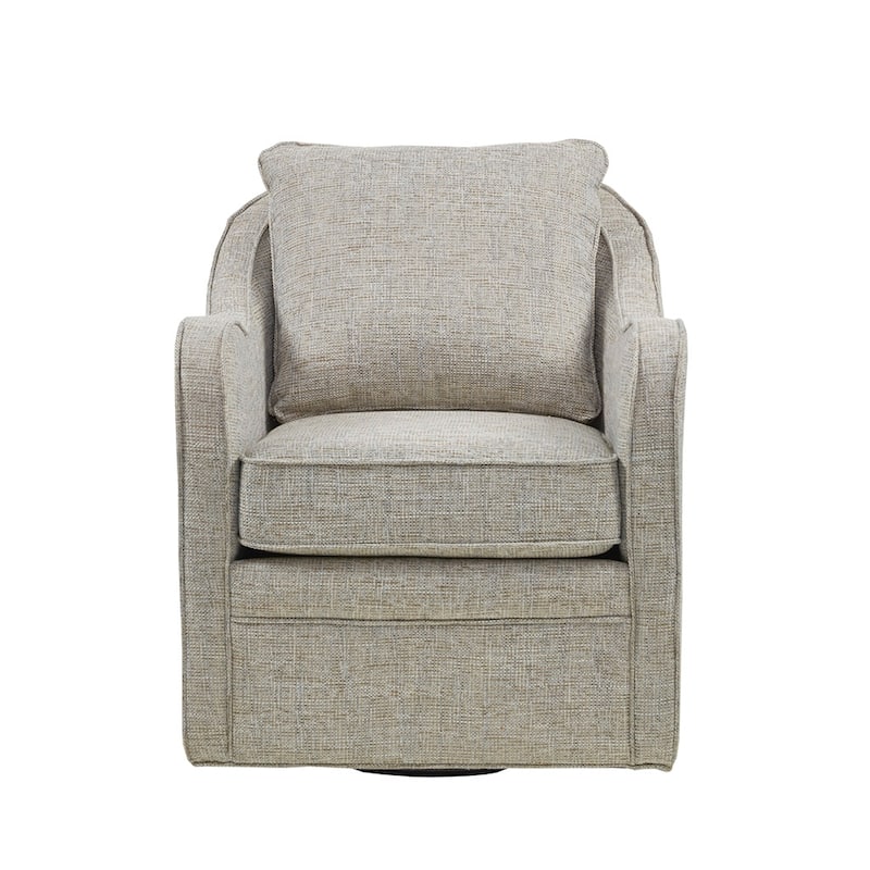 Brianne Wide Seat Swivel Arm Chair