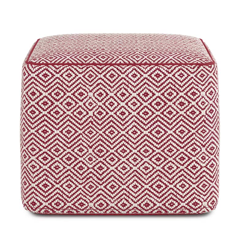 WYNDENHALL Dougan Boho Square Pouf