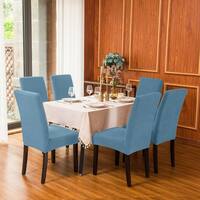 Buy Blue Dining Chair Chair Covers Slipcovers Online At Overstock Our Best Slipcovers Furniture Covers Deals